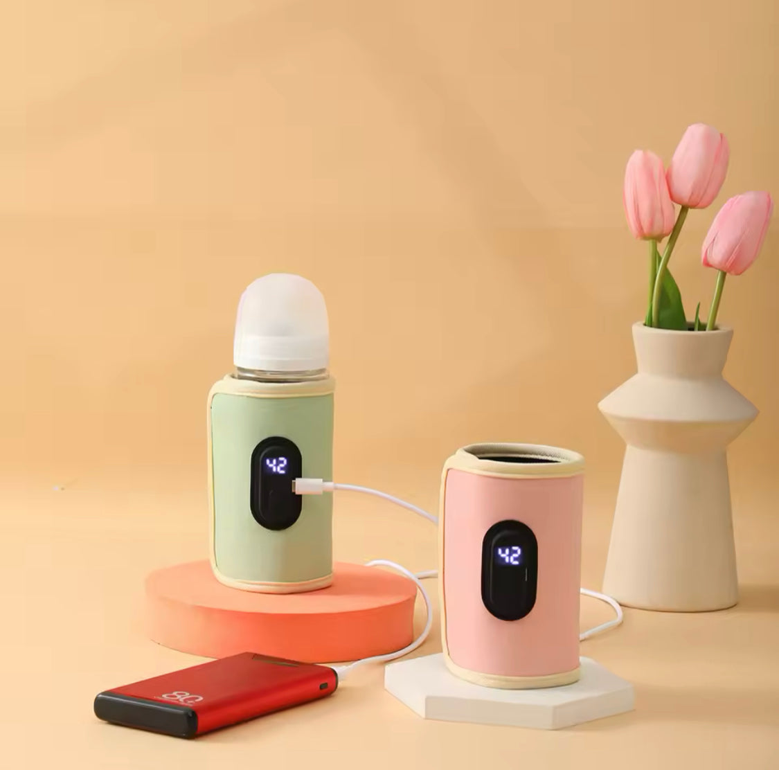 Portable USB Baby Bottle Warmer - The Bloom Baby